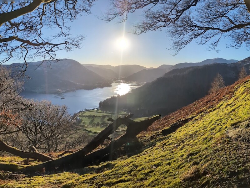 One of my favourite views southeast across Ullswater - © Copyright 2025 Peter Burlingham, Days In The Lakes