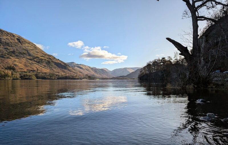 And south along Ullswater - © Copyright 2025 Peter Burlingham, Days In The Lakes