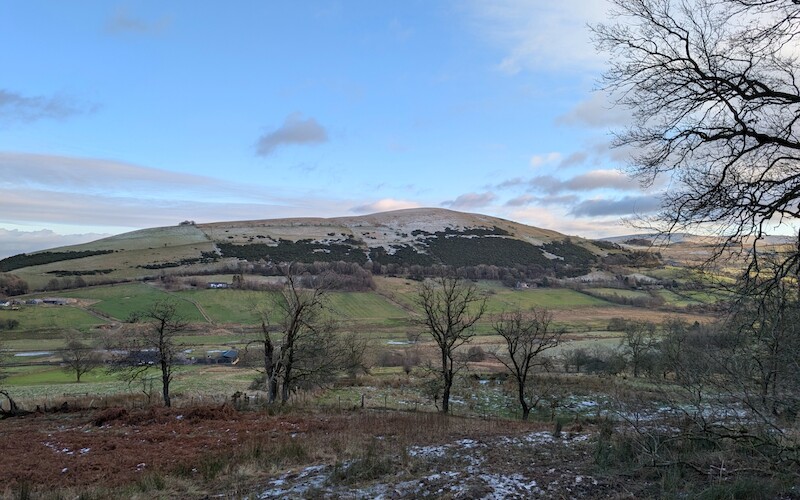 The view behind to Little Mell Fell nearby - © Copyright 2025 Peter Burlingham, Days In The Lakes