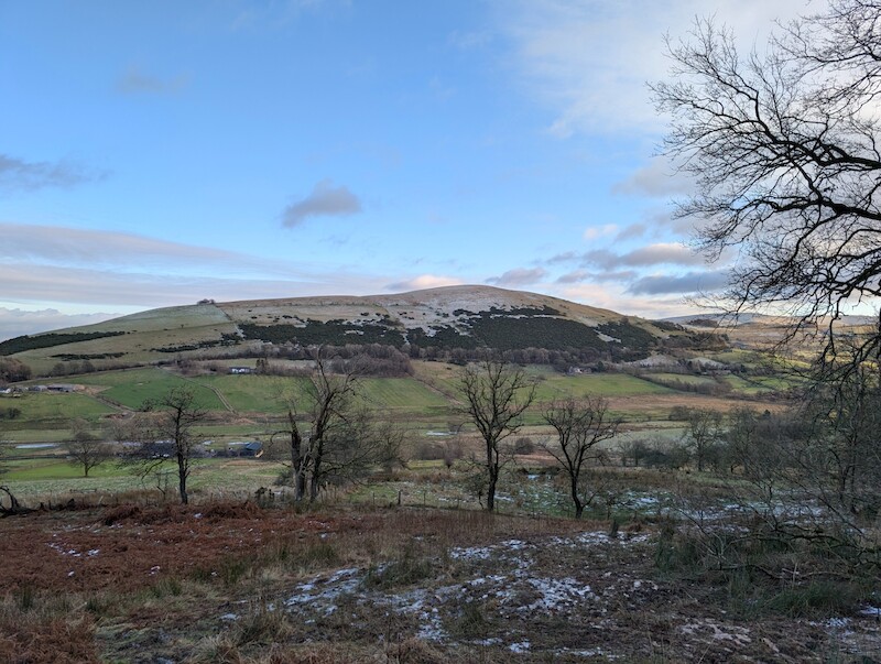 The view behind to Little Mell Fell nearby - © Copyright 2025 Peter Burlingham, Days In The Lakes
