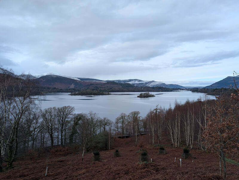 Looking back along Derwentwater to the north - © Copyright 2025 Peter Burlingham, Days In The Lakes