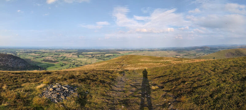 And views behind to the east towards the North Pennines - © Copyright 2025 Peter Burlingham, Days In The Lakes
