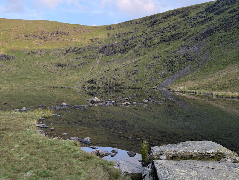 A hidden gem - a few people were setting up camp for the night - © Copyright 2025 Peter Burlingham, Days In The Lakes
