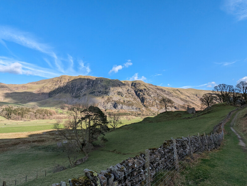 Looking southeast towards Great Dodd - © Copyright 2025 Peter Burlingham, Days In The Lakes