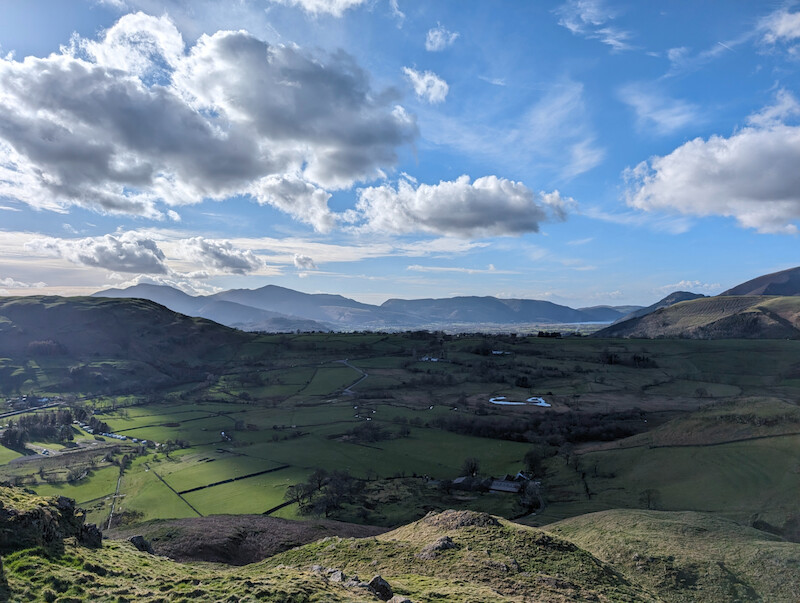 Bassenthwaite to the northwest - © Copyright 2025 Peter Burlingham, Days In The Lakes